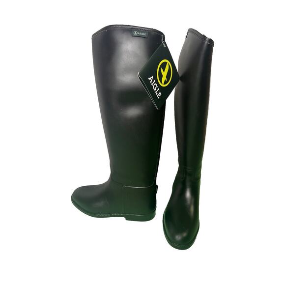 Boot Horse Riding AIGLE Start XL, Size 5 New IN Box #2614 - Picture 3 of 9
